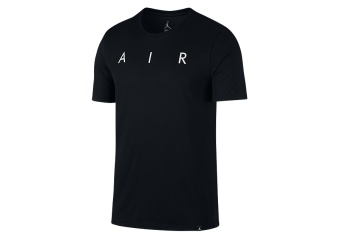 NIKE AIR JORDAN RISE BASKETBALL PHOTO TEE BLACK