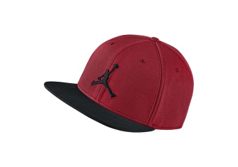 NIKE AIR JORDAN JUMPMAN SNAPBACK HAT GYM RED BLACK