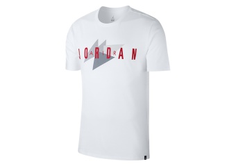 NIKE AIR JORDAN SPORTSWEAR BRAND 1 TEE WHITE