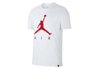 NIKE AIR JORDAN JSW TEE JUMPMAN AIR HBR TEE WHITE