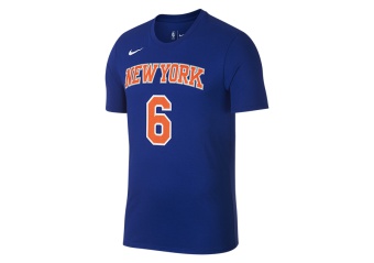 KRISTAPS PORZINGIS NEW YORK KNICKS DRY TEE RUSH BLUE