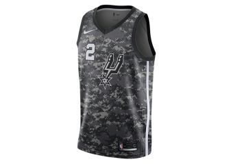 NIKE NBA KAWHI LEONARD SAN ANTONIO SPURS CITY EDITION SWINGMAN JERSEY GREY