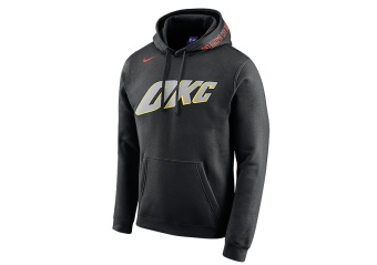 NIKE NBA OKLAHOMA CITY THUNDER HOODIE BLACK