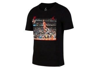 NIKE AIR JORDAN SPORTSWEAR 1988 DUNK TEE BLACK