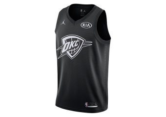 NIKE AIR JORDAN NBA RUSSEL WESTBROOK ALL-STAR 2018 SWINGMAN JERSEY BLACK