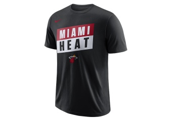 NIKE NBA MIAMI HEAT DRY TEE BLACK