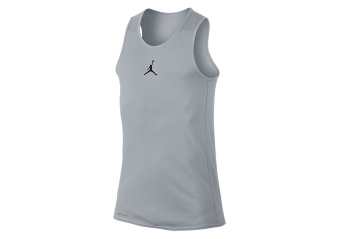 NIKE AIR JORDAN RISE DRI-FIT BASKETBALL TANK WOLF GREY