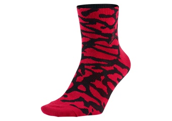 NIKE AIR JORDAN ELEPHANT QUARTER SOCKS UNIVERSITY RED