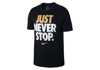 NIKE DRY JUST NEVER STOP TEE BLACK