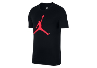NIKE AIR JORDAN SPORTSWEAR ICONIC JUMPMAN BRAND 6 TEE BLACK