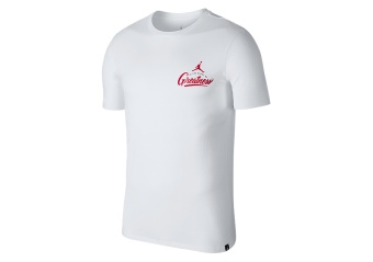 NIKE AIR JORDAN MIDST OF GREATNESS TEE WHITE