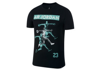 NIKE AIR JORDAN PHOTO TEE BLACK