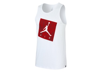 NIKE AIR JORDAN SPORTSWEAR JUMPMAN AIR TANK WHITE