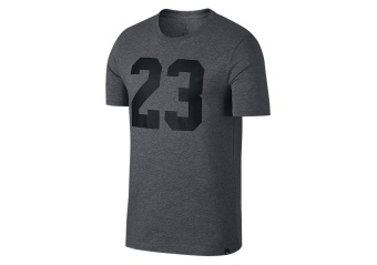 NIKE AIR JORDAN SPORTSWEAR ICONIC 23 TEE CARBON HEATHER