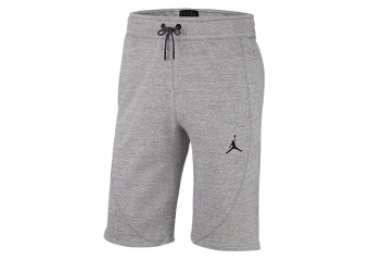 NIKE AIR JORDAN SPORTSWEAR WINGS LITE SHORTS DARK GREY HEATHER