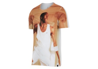 NIKE AIR JORDAN SPORTSWEAR MJ PHOTO ALLOVER PRINT TEE WHITE