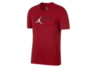 NIKE AIR JORDAN FLIGHT MASH-UP TEE GYM RED