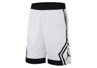 NIKE AIR JORDAN RISE DIAMOND SHORTS WHITE