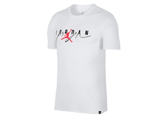 NIKE AIR JORDAN FLIGHT MASH-UP TEE WHITE