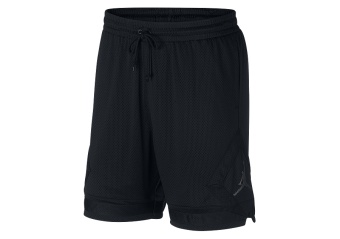 NIKE AIR JORDAN DIAMOND MESH SHORTS BLACK