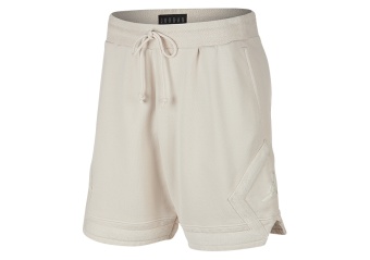 NIKE AIR JORDAN WASHED DIAMOND FLEECE SHORTS LIGHT BONE