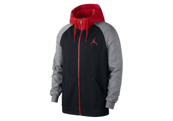 NIKE AIR JORDAN SPORTSWEAR JUMPMAN FLEECE BLACK CARBON HEATHER