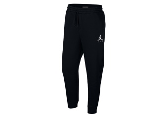 NIKE AIR JORDAN SPORTSWEAR JUMPMAN FLEECE PANTS BLACK