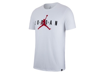 NIKE AIR JORDAN SPORTSWEAR BRAND 5 TEE WHITE