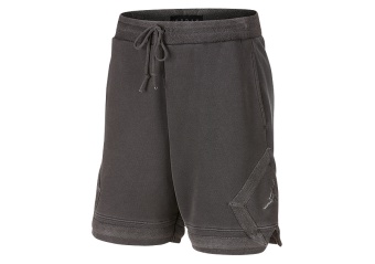 NIKE AIR JORDAN WASHED DIAMOND FLEECE SHORTS BLACK