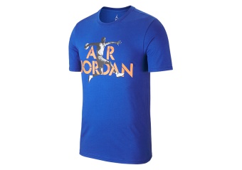 NIKE AIR JORDAN STENCIL TEE HYPER ROYAL