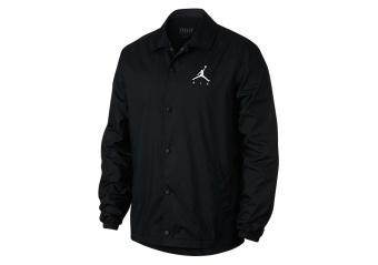 NIKE AIR JORDAN SPORTSWEAR JUMPMAN COACH'S JACKET BLACK