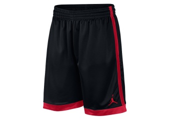 NIKE AIR JORDAN FRANCHISE SHIMMER SHORTS BLACK GYM RED