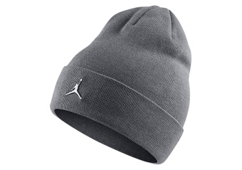 NIKE AIR JORDAN CUFFED BEANIE CARBON HEATHER