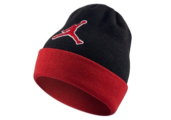 NIKE AIR JORDAN GRAPHIC BEANIE GYM RED