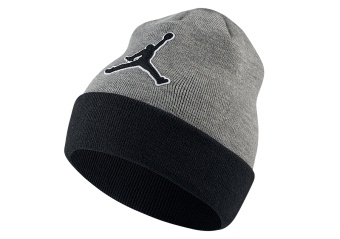 NIKE AIR JORDAN GRAPHIC BEANIE CARBON HEATHER