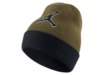 NIKE AIR JORDAN GRAPHIC BEANIE OLIVE CANVAS