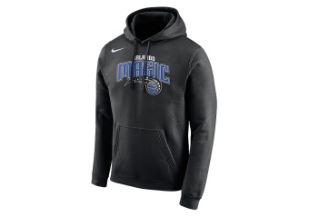 NIKE NBA ORLANDO MAGIC LOGO HOODIE BLACK