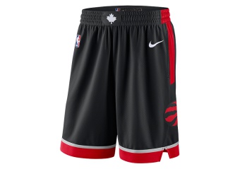 NIKE NBA TORONTO RAPTORS SWINGMAN SHORTS BLACK