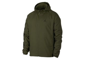 NIKE AIR JORDAN SPORTSWEAR WINGS WINDBREAKER JACKET OLIVE CANVAS
