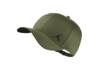 NIKE AIR JORDAN CLASSIC99 METAL JUMPMAN HAT OLIVE CANVAS