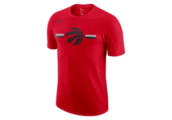 NIKE NBA TORONTO RAPTORS LOGO DRY TEE UNIVERSITY RED