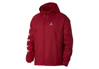 NIKE AIR JORDAN SPORTSWEAR WINGS WINDBREAKER JACKET GYM RED