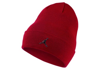 NIKE AIR JORDAN CUFFED BEANIE GYM RED