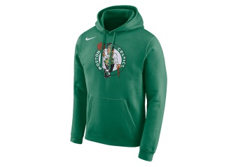NIKE NBA BOSTON CELTICS LOGO HOODIE CLOVER
