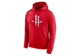 NIKE NBA HOUSTON ROCKETS LOGO HOODIE UNIVERSITY RED