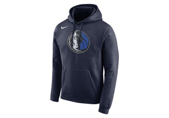 NIKE NBA DALLAS MAVERICKS LOGO HOODIE COLLEGE NAVY