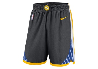 NIKE NBA GOLDEN STATE WARRIORS SWINGMAN SHORTS ANTHRACITE