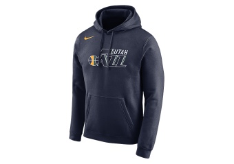 NIKE NBA UTAH JAZZ LOGO HOODIE COLLEGE NAVY