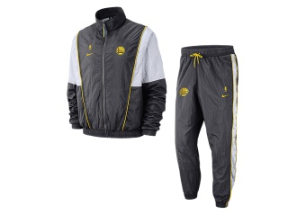 NIKE NBA GOLDEN STATE WARRIORS COURTSIDE TRACKSUIT ANTHRACITE