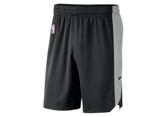 NIKE NBA SAN ANTONIO SPURS PRACTICE SHORTS BLACK